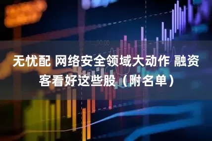 无忧配 网络安全领域大动作 融资客看好这些股（附名单）